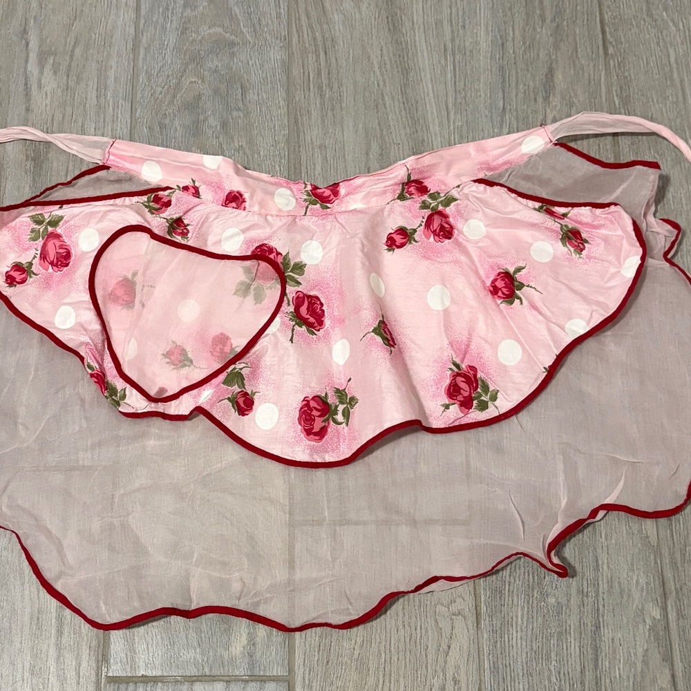 Women's Vintage, Collectable Reversible Hostess Waist Apron